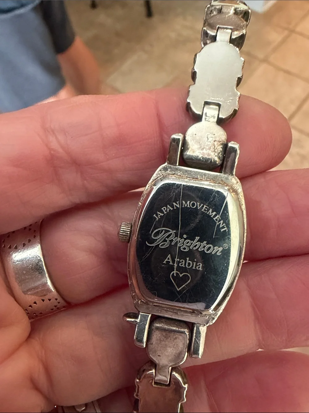 Brighton silver Beaded Women's Watch Bracelet